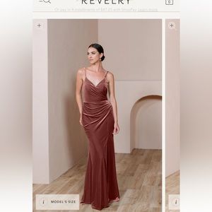 Revelry Satin Maxi Dress in Warm Copper